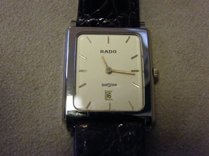 ラドー腕時計の修理をしました。【分解掃除・竜頭交換】－時計修理