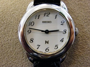 【稼働品】SEIKO　NOIE　レディース腕時計　電池、ベルト交換済　ト