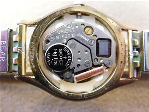 オリエント腕時計の修理をしました。【分解掃除・パッキン交換】－時計 