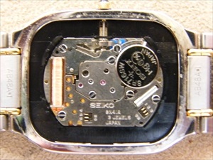 セイコー腕時計の修理をしました。【分解掃除・電池交換】－時計修理 